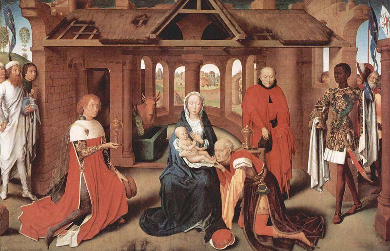 Hans Memling Anbetung der Konige Norge oil painting art